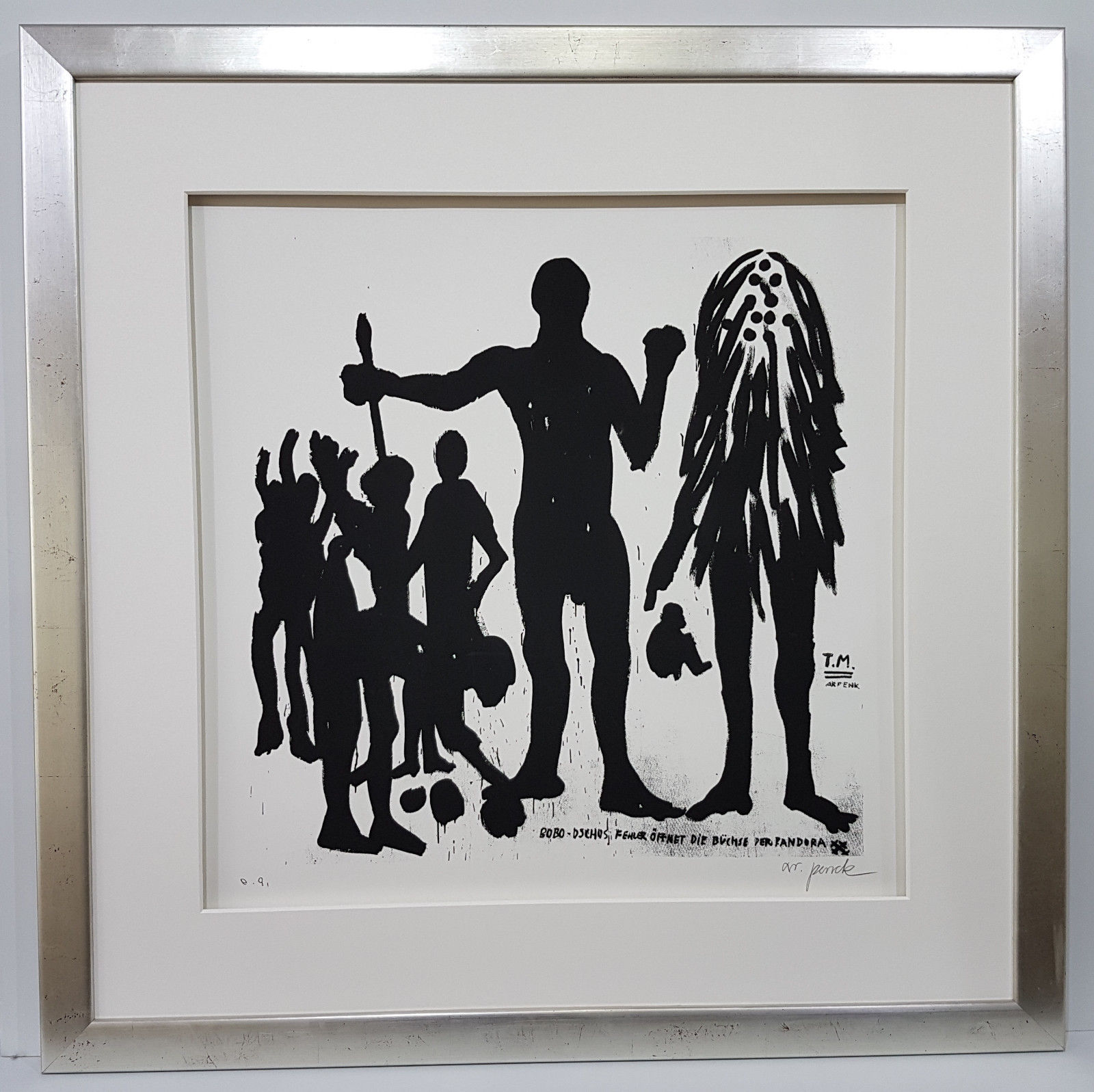 A.R. Penck manufaktur + atelier Galerie Niko Thiessen Rahmen und Grafiken