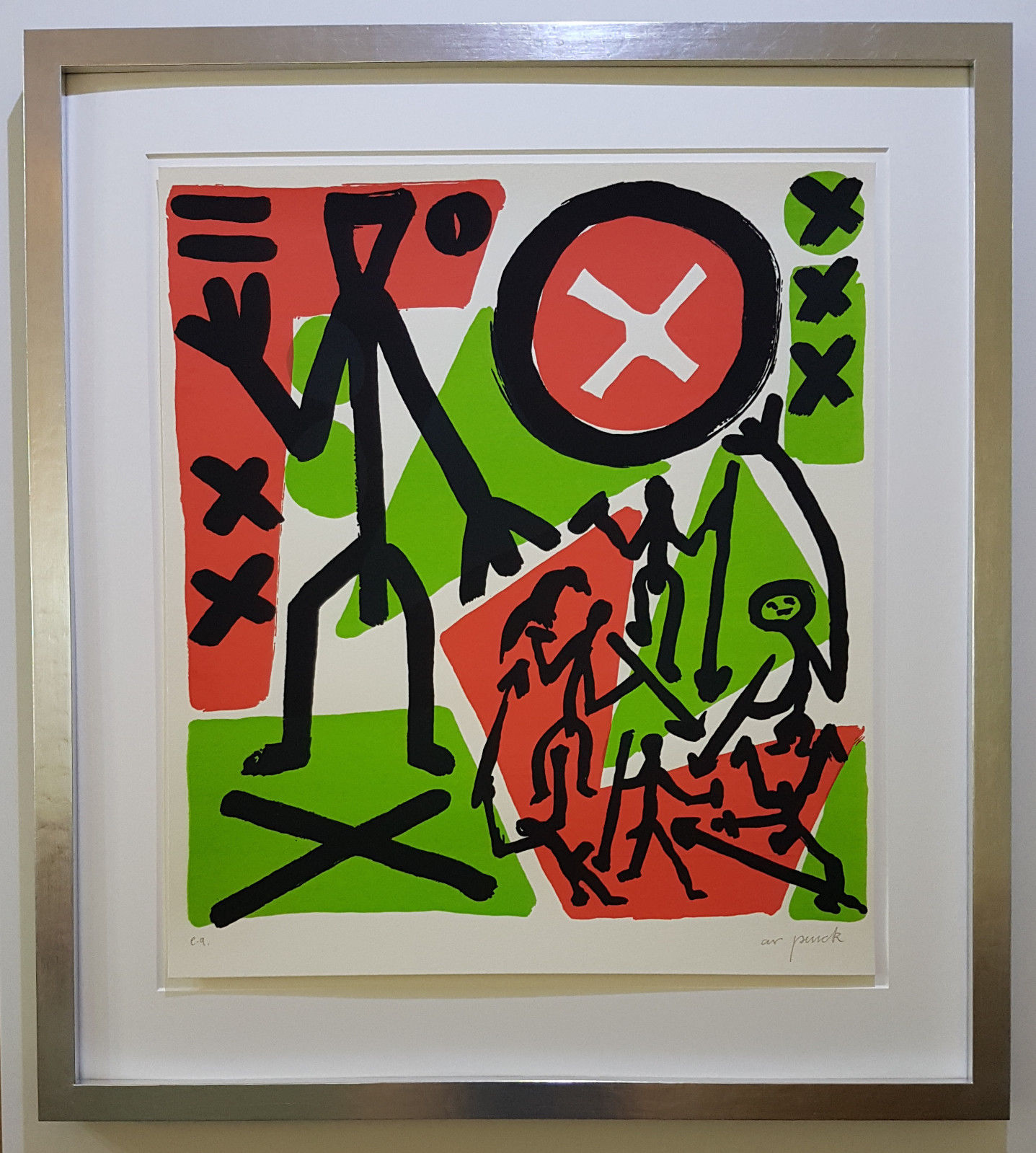 A.R. Penck – manufaktur + atelier Galerie Niko Thiessen Rahmen und Grafiken